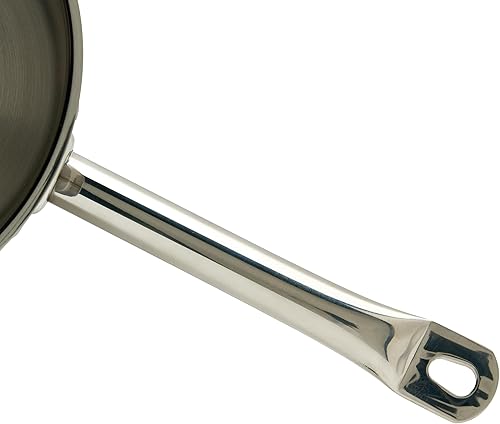 Miniatura 6 de Winco Sartén de acero inoxidable resistente con tapa, 3.5 cuartos de galón