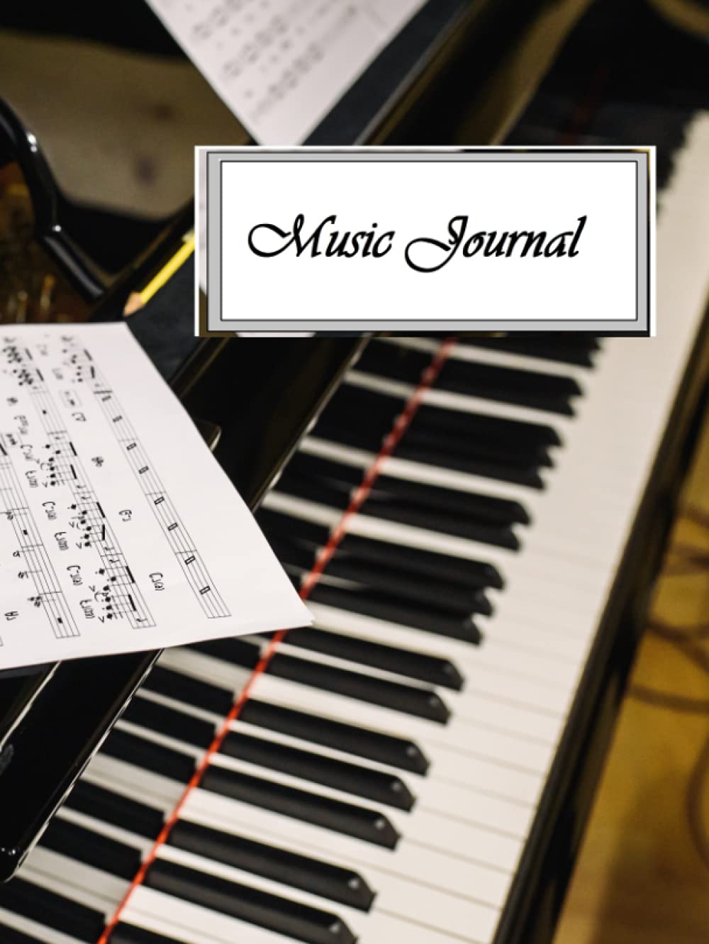 Cahier de musique grand format 240 pages vierges 12 portées pour composition musicale