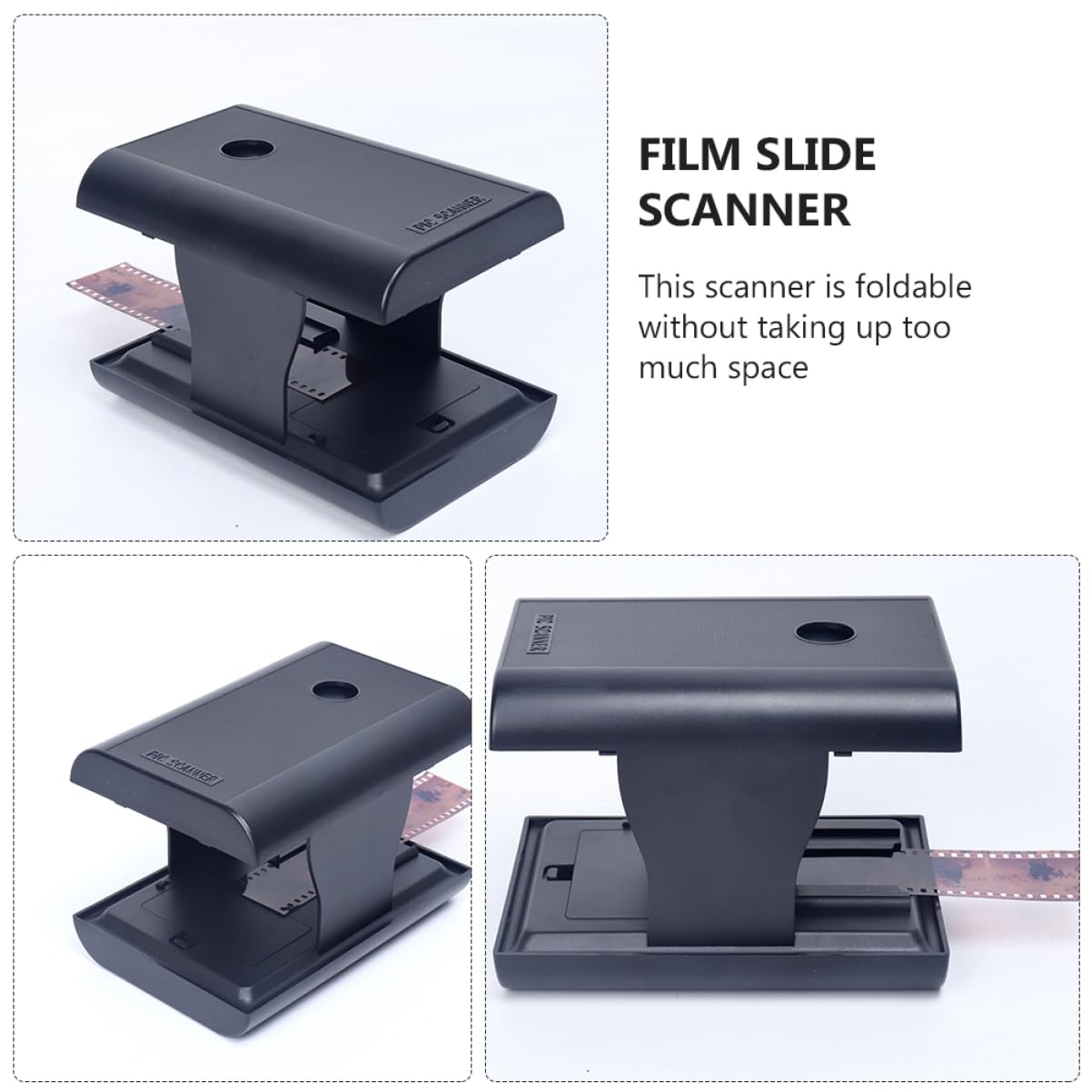 Gogogmee Mobile Film Slide Convert Negatives Slides to Compact Film Scanning Device for Easy Storage Travel