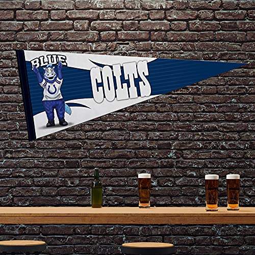 Image of Rico Industries NFL Football Mascot inch 12 inch x 30 inch Felt Wall Decor Pennant - Great for Home /Bed Room /Man Cave Decor