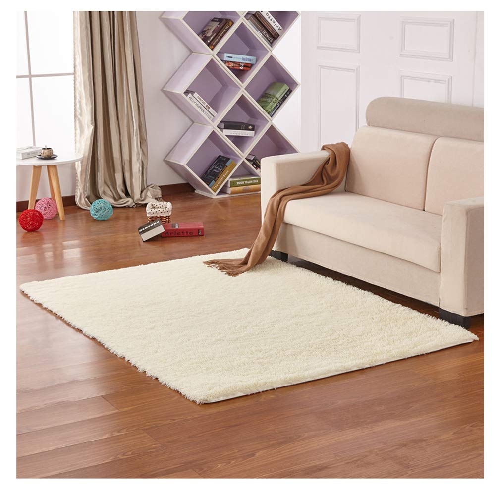 Alfombras Ultra Suaves, Interiores Y Suaves Alfombras De Sala De Estar Aptas Para Niños Dormitorio Decoración Para El Hogar Alfombra Elegante De Pelo Largo Mullida Alfombras De Sofá,Beige,200x300