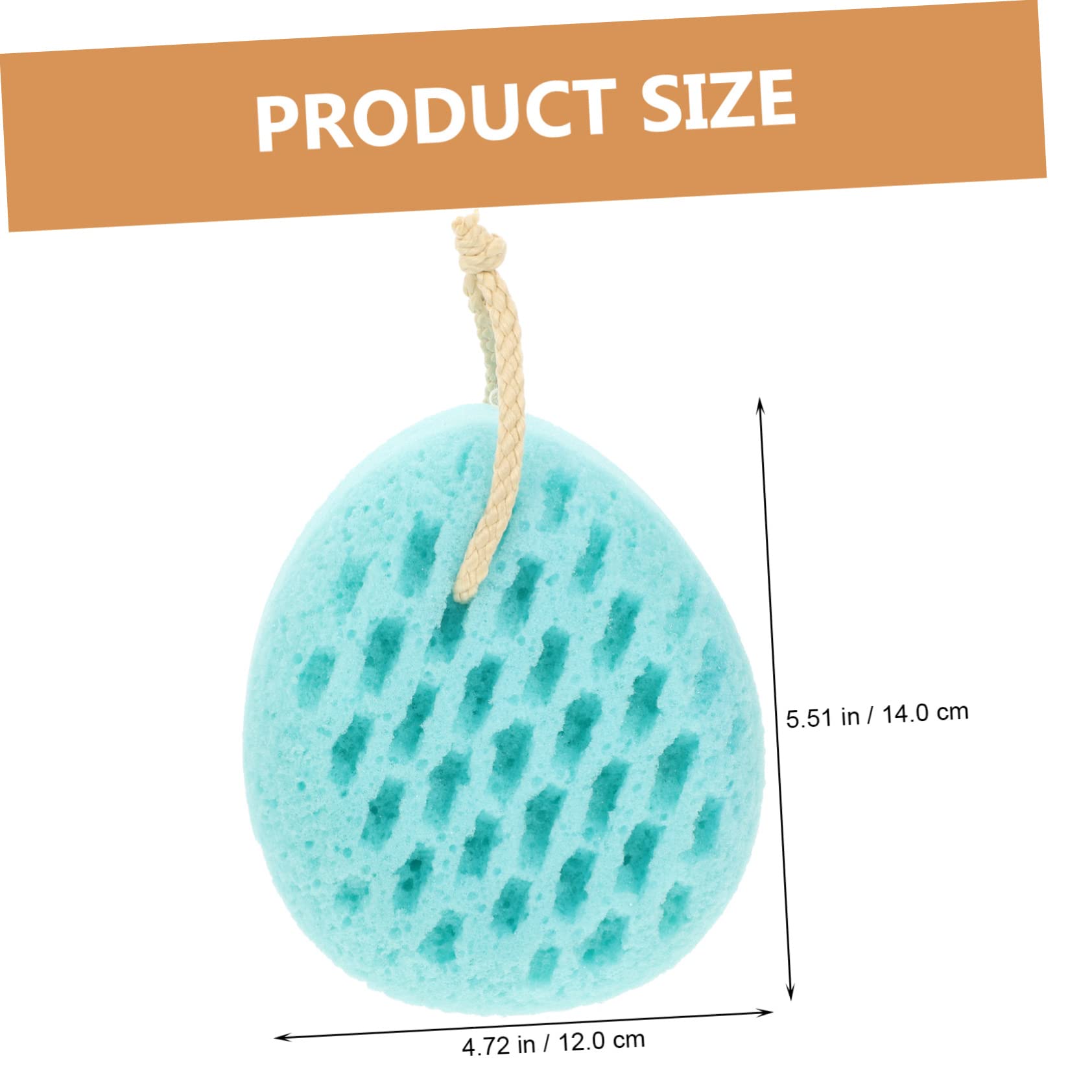 Healeved 4piezas Esponja De Baño y Reutilizable Para Exfoliación Corporal Para Ducha y Cuidado Infantil Esponja De Masaje Para Espalda y Cuerpo Frutal