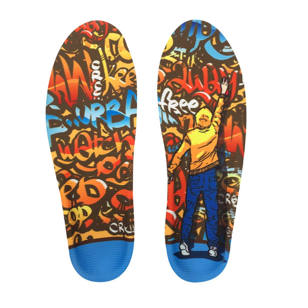 Sentimetic Natural Cork Orthotics Insoles,Classic Green High Arch