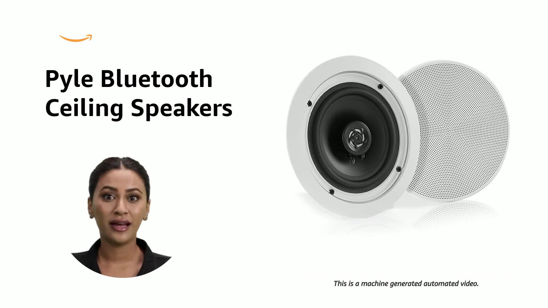 Pyle Pair Flush Mount In-wall In-ceiling 2-Way Speaker System