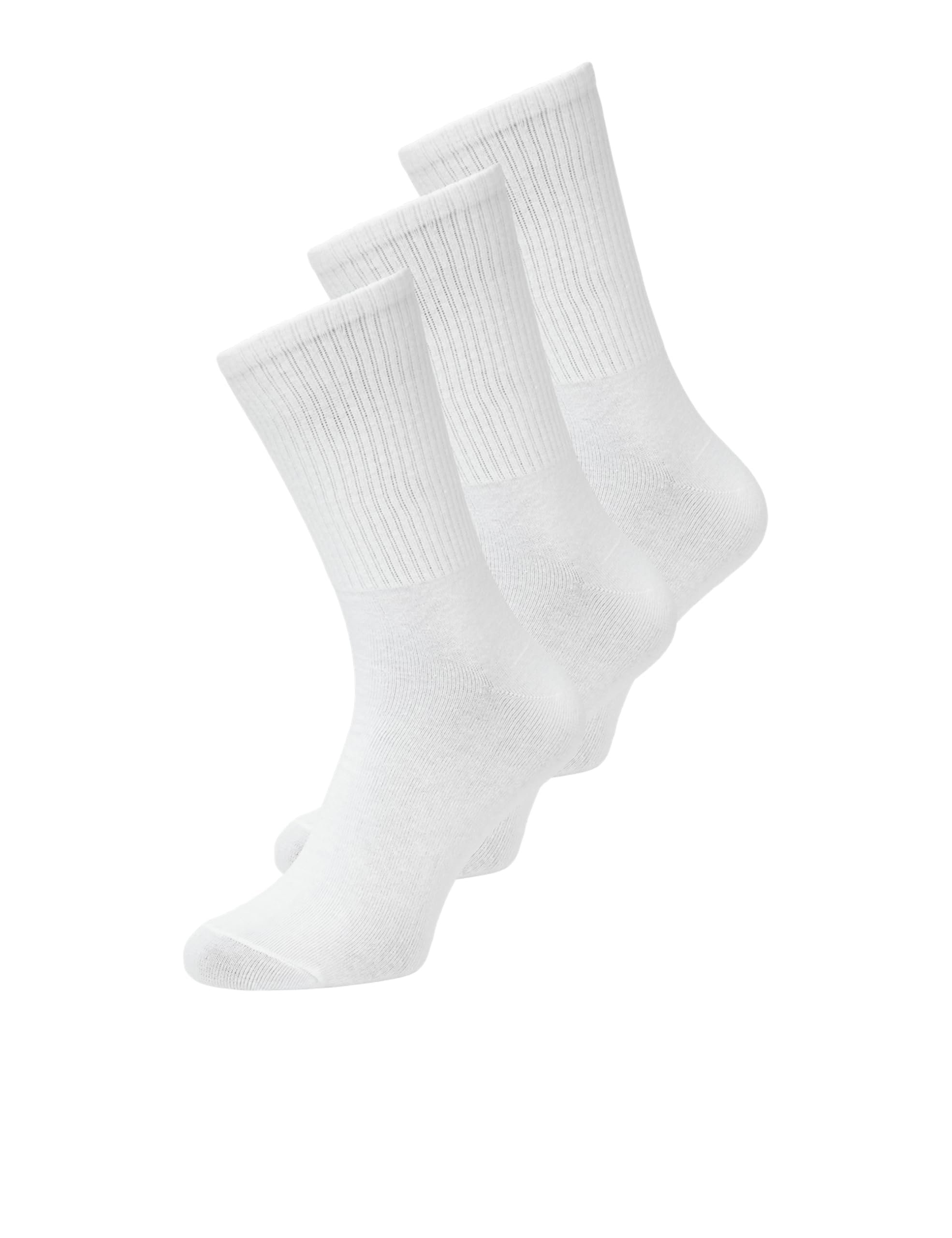 Jack & Jones Men's Blanc Football Socks Charles (X3)