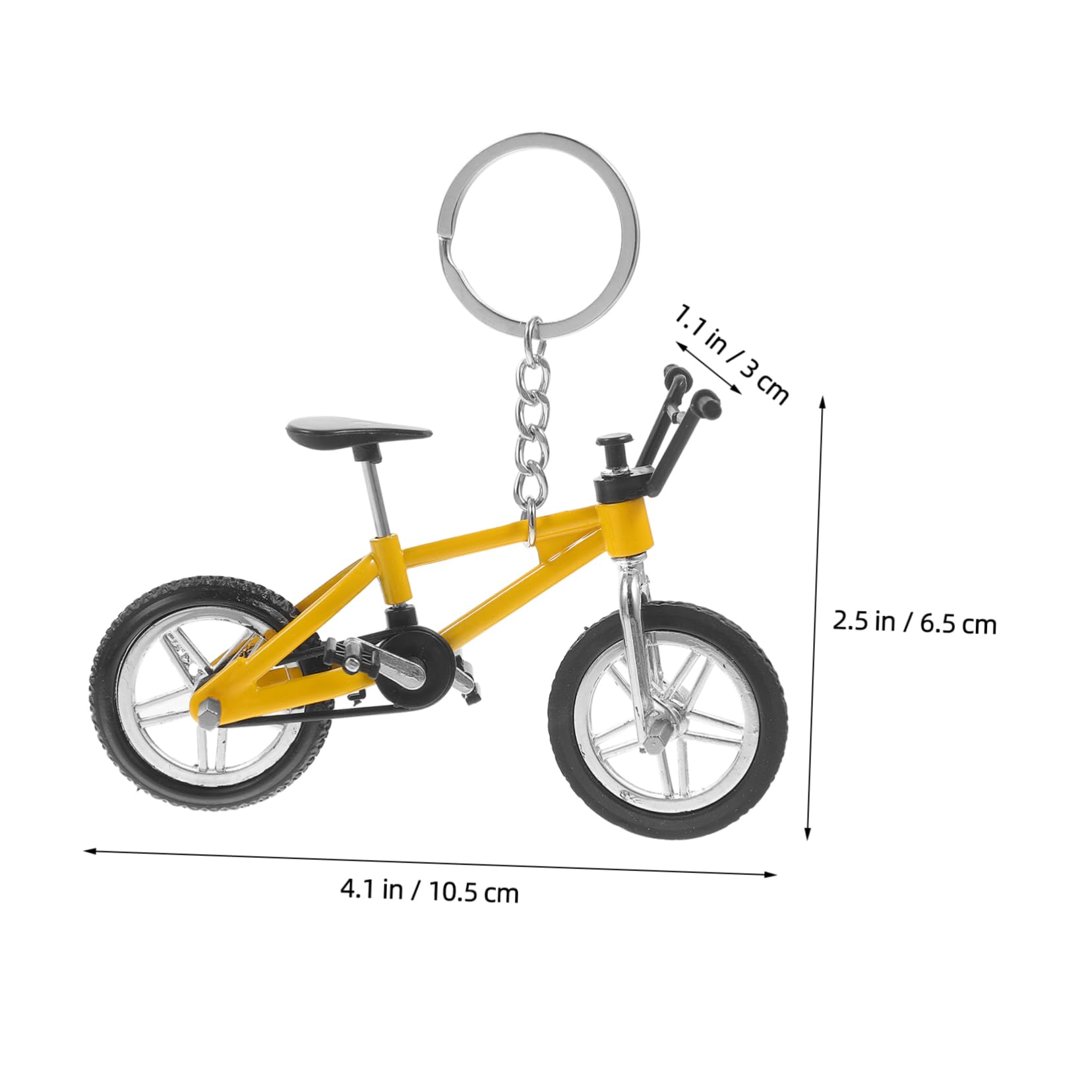 COLLBATH 20pezzi Miniature Biciclette Portachiavi Decorativi Per Collezionisti e Appassionati Design Realistico