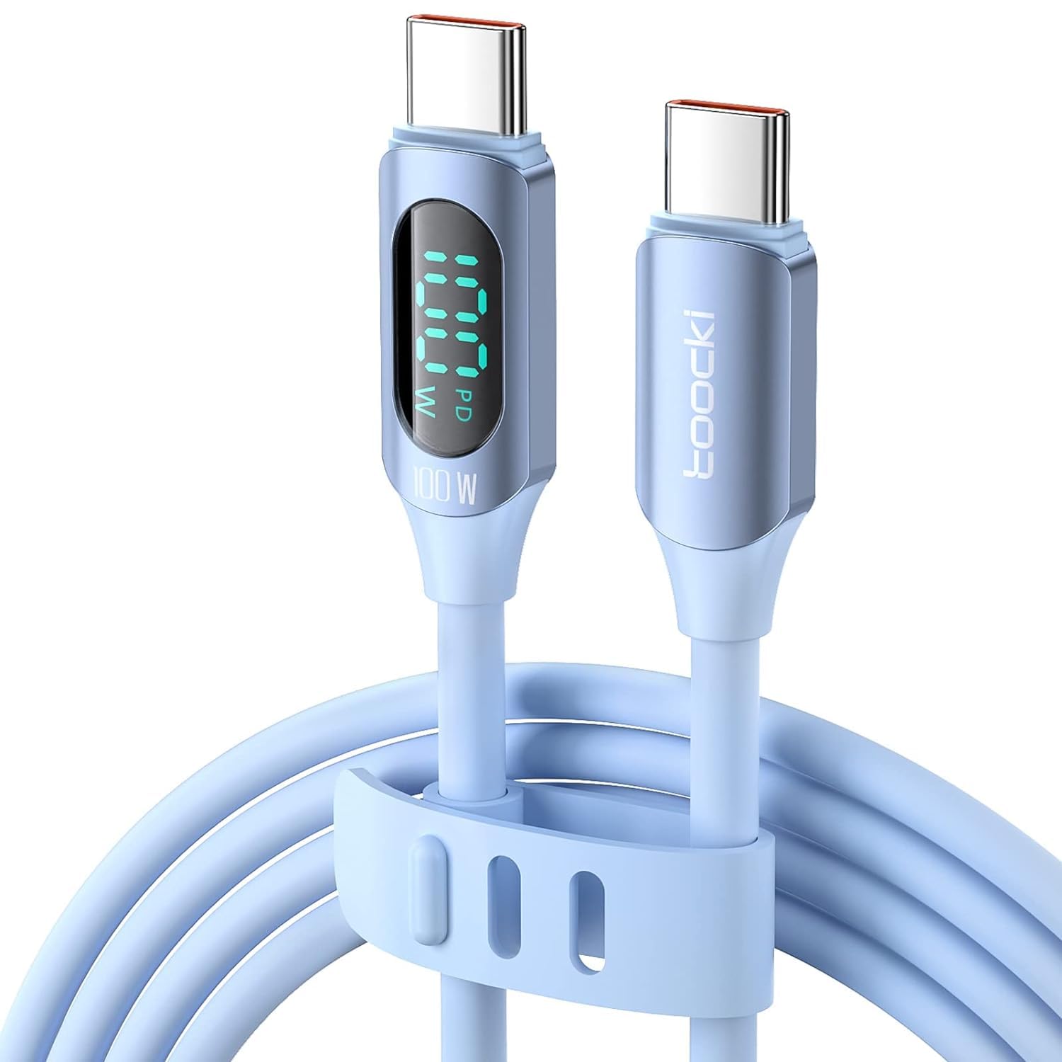 INICIO 100W USB C to C Soft Silicone Cable 6.6ft/2m, With LED Display Fast PD Charging For MacBook Pro Air iPad Pro Galaxy S24 S23 Ultra iPhone 15 Pixel 8 7 & Type C Devices (B0D5D8RZMQ) Amazon Price History, Amazon Price Tracker