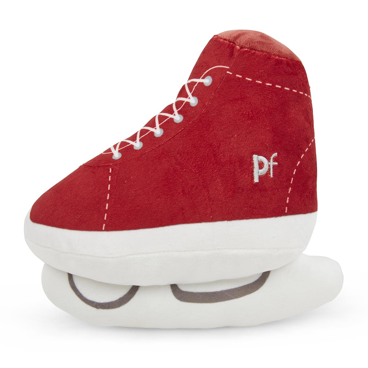 Petface Ivy Ice Skate Plush Dog Toy with Built-In Squeaker, Red - Image 3