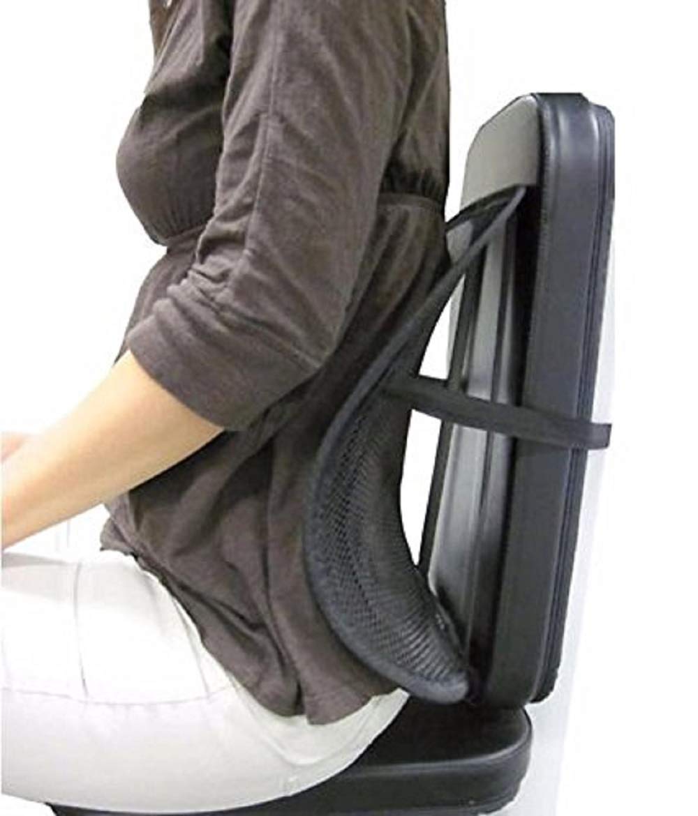 NilzoneCar Back Pain Relief Lower Back Support for Chair Back Rest for Office Chair Lumbar Support Orthopedic Cushion (Set of 2)