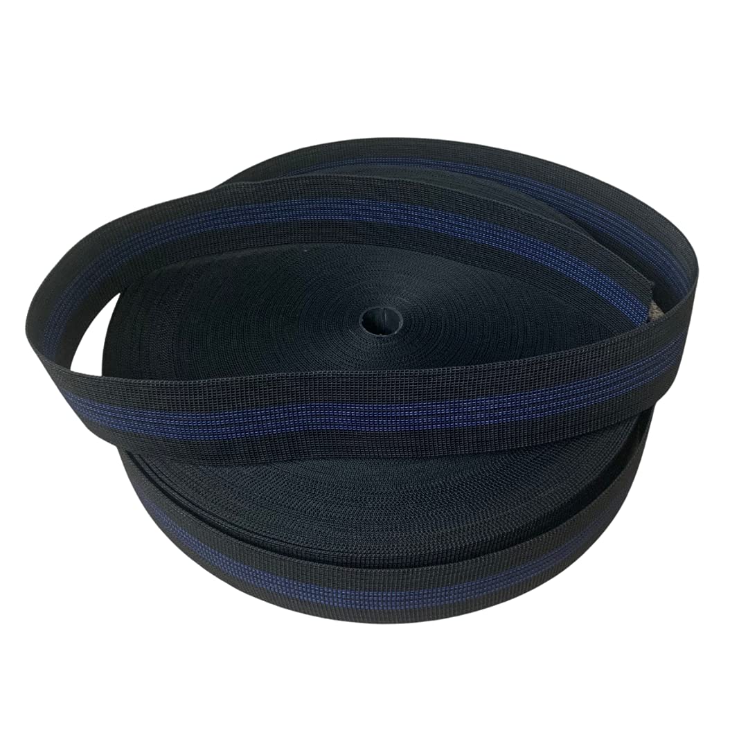 5 Metre - MASTA Upholstery 70mm Wide / 50% Stretch Upholstery Seating Elasticated Chair Webbing - 5m