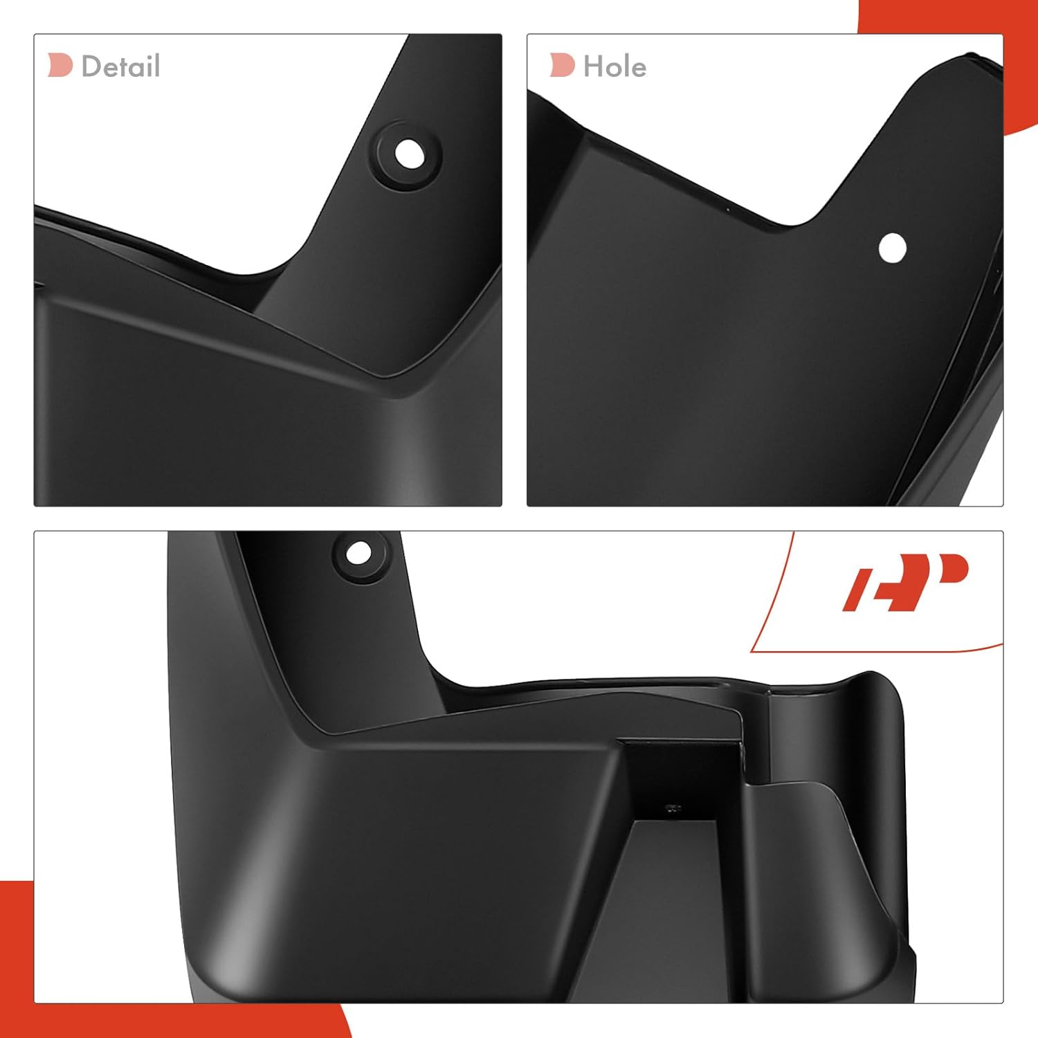 A-Premium Set of 4PCS Mud Flaps Splash Guards Mudguards Mudflaps with Hardware Kits Accessories Compatible with Subaru Outback, 2015-2019, Wagon, Front and Rear (Driver & Passenger Sides)