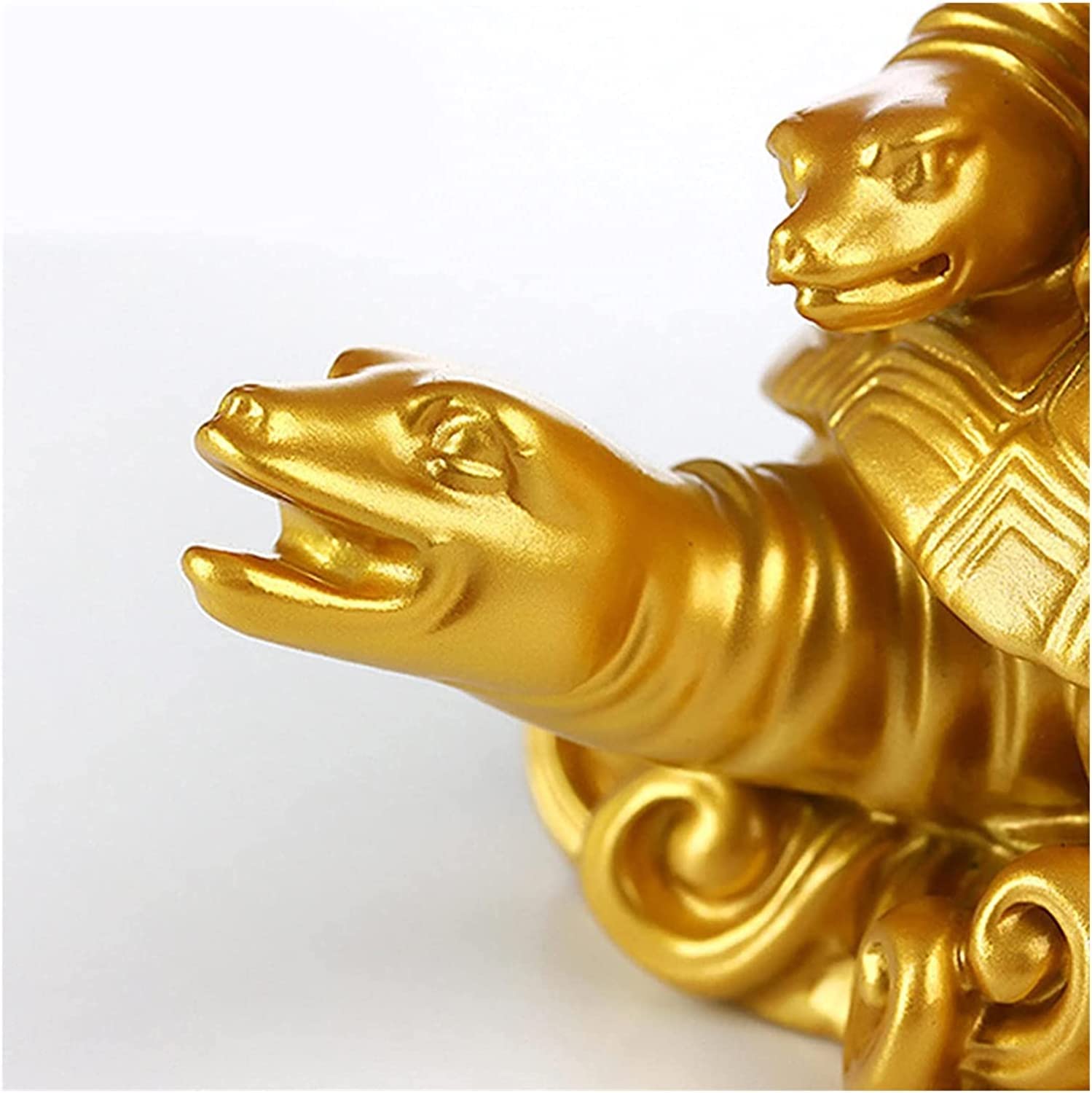 Ozdoba feng shui, chińskie dekoracje, Ozdoba Feng Shui Potrójny posąg żółwia Figurki Dekoracja Zwierzęta Meble Kolekcja ozdób Żywica Na prezent urodzinowy Blat biurowy Boże Narodzenie