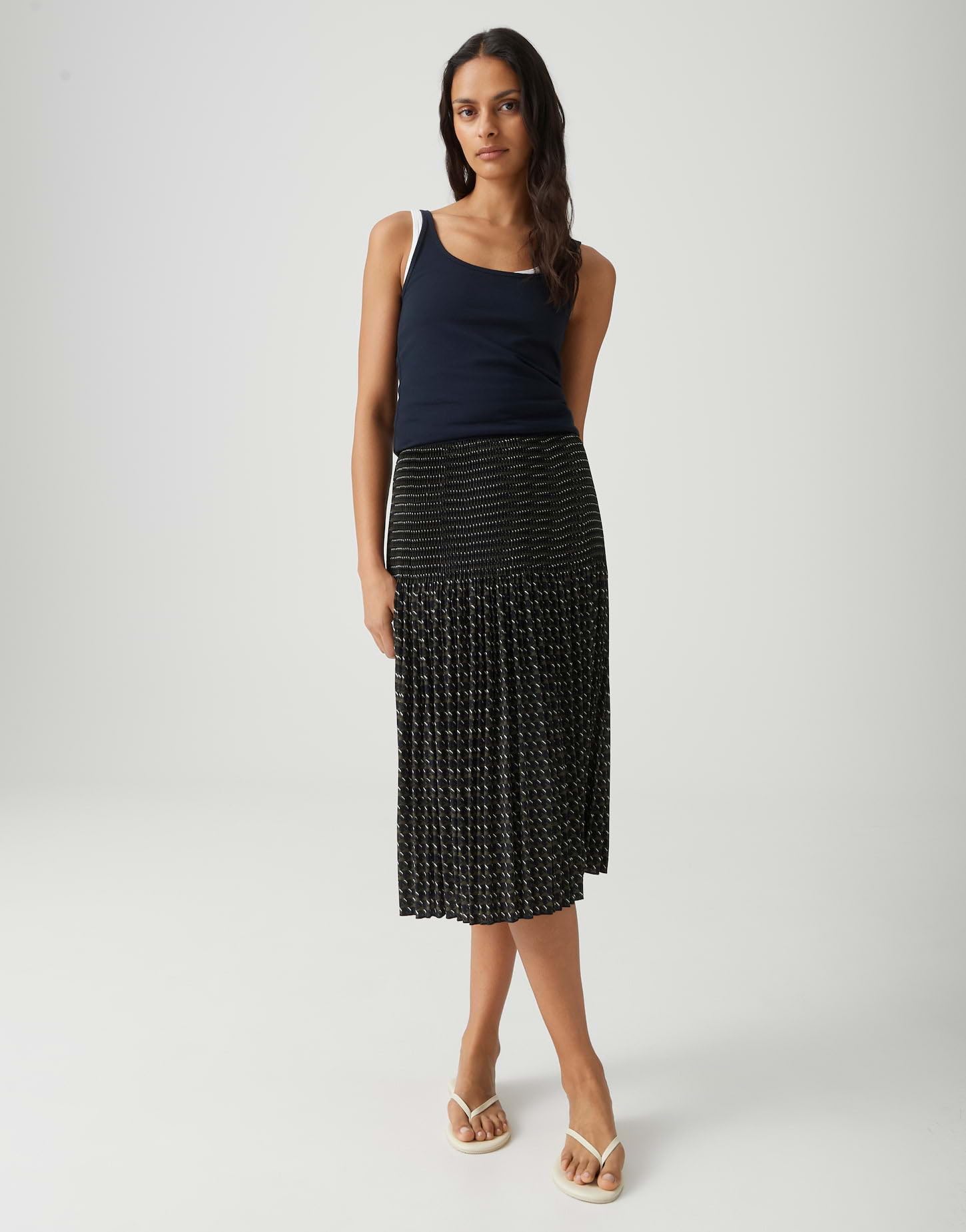OPUS Damen Midirock | RIBANE London Plisseerock mit Komfortbund
