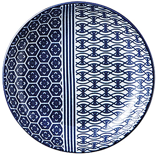 Amazon｜光洋陶器 古青藍 丸皿 10cm 藍波花 52282110｜小皿 オンライン通販