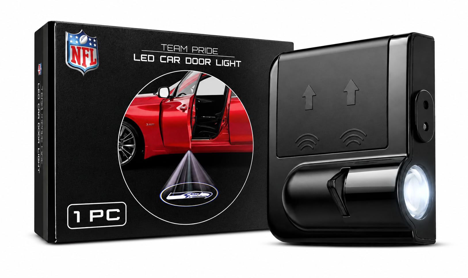 NFL Seattle Seahawks LED Car Door Lights Logo Projector Puddle Light