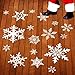 Snowflake Floor Decals Stickers for Christmas Decoration Winter Wedding Home Décor School Supply