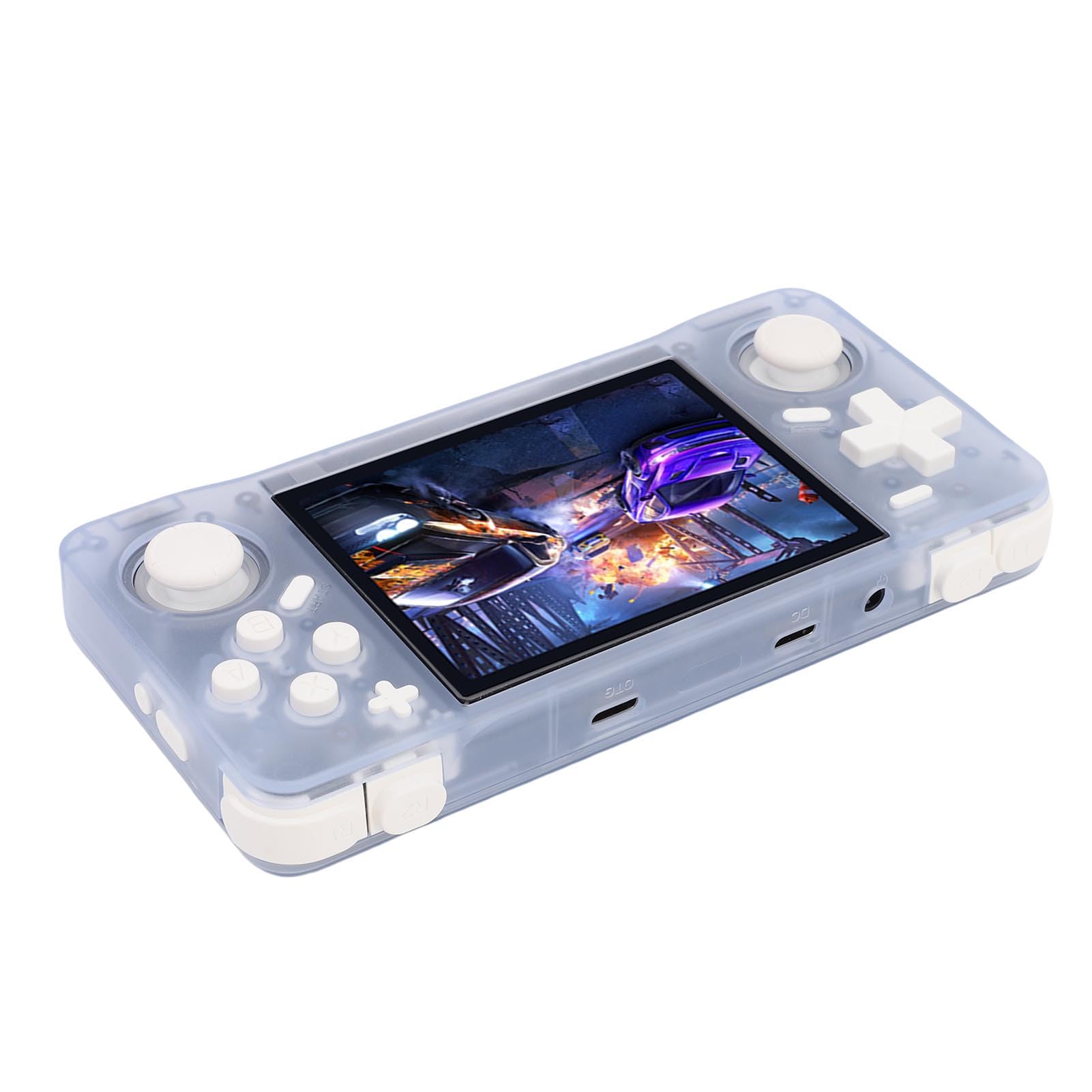 lyrlody Consola de Juegos Portátil Retro, Reproductor de Videojuegos Portátil ABS con Pantalla HD de 3,5 Pulgadas 640x480, RK3326 64 bits A35, Batería de 4000 MAh, para Fanáticos de los Juegos Retro
