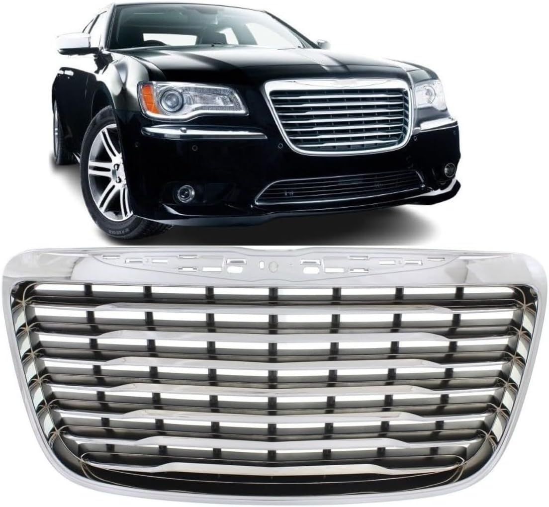 Front Grille compatible with 2011-2014 Chrysler 300