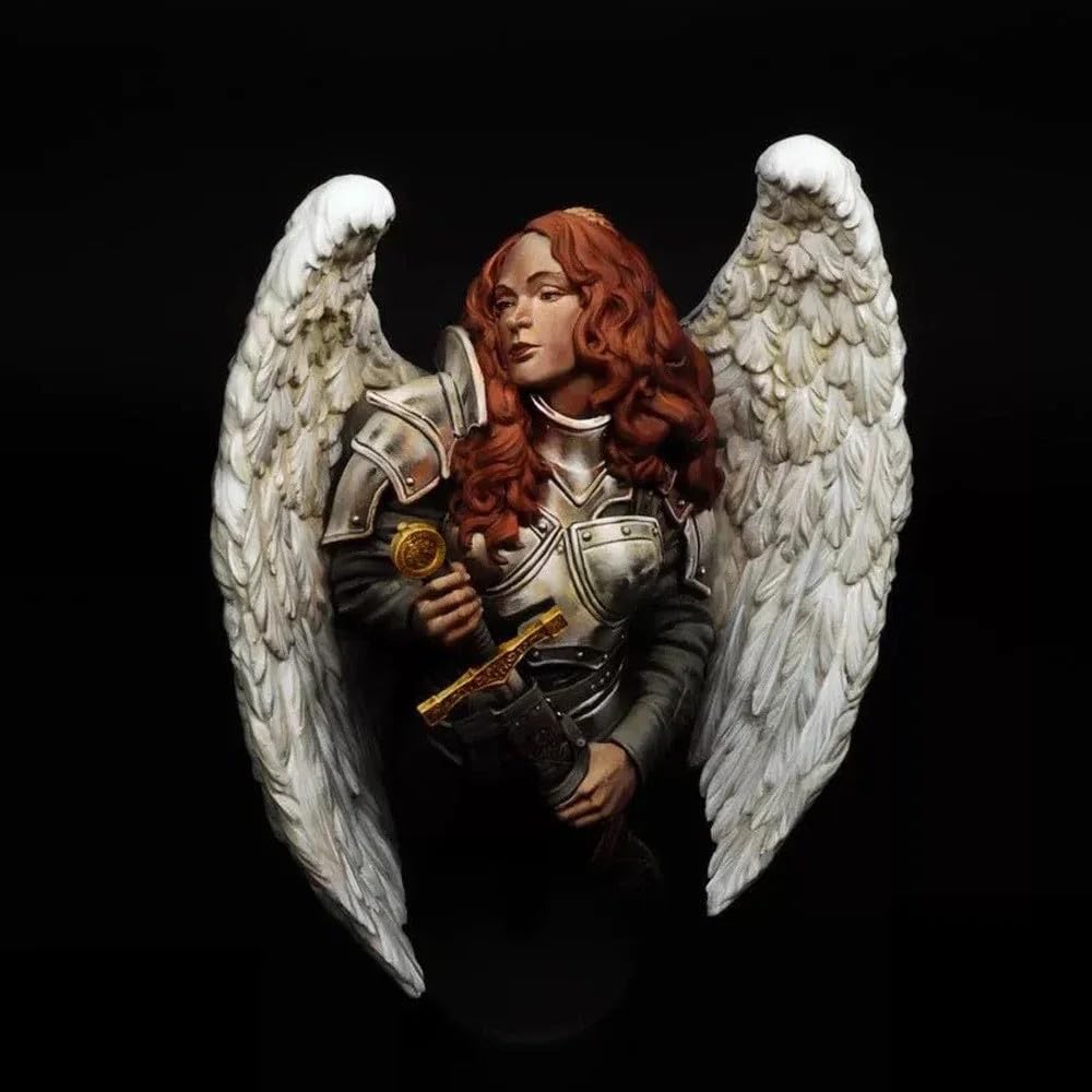 1/10 Saint Angel, Female warrior, Resin Model figure Bust, Fantasy themes, Unassembled and unpainted kit