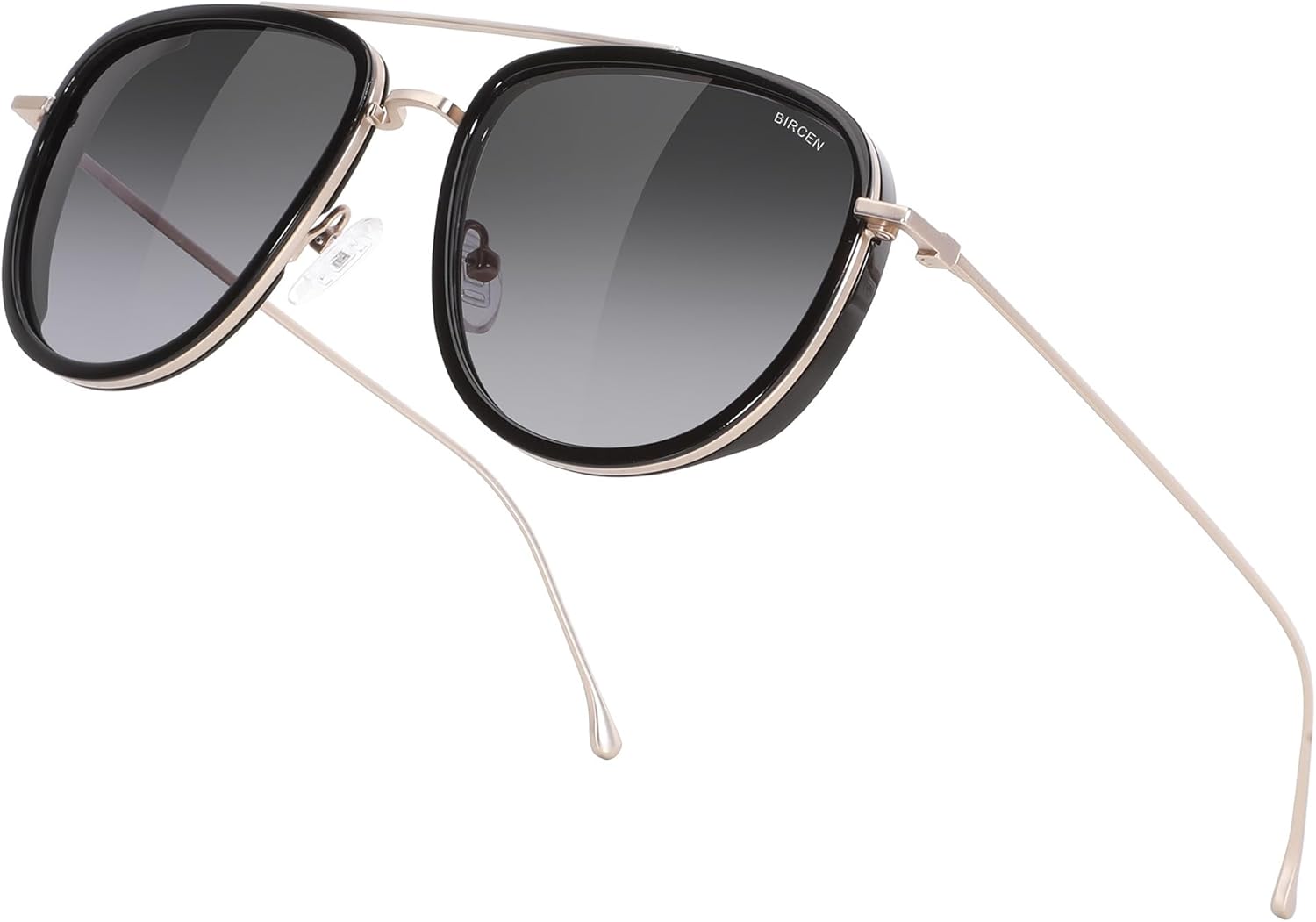 BIRCEN Acetate Polarized Sunglasses for Women: UV Protection Shades - Vintage Frame Aviator Sun Glasses for Vacation Beach