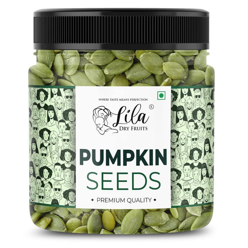 Image of LILA DRY FRUITS Pumpkin Seeds 100 Gms | 100% Natural, No Added Preservatives, Vegan & Gluten-Free, Healthy Seeds | Superfood for Snacking, Salads, and Baking | Perfect for Gifting