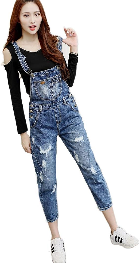 Amazon レディースオールインワン デニムオーバーオールデニムオーバーオ オールインワン 通販