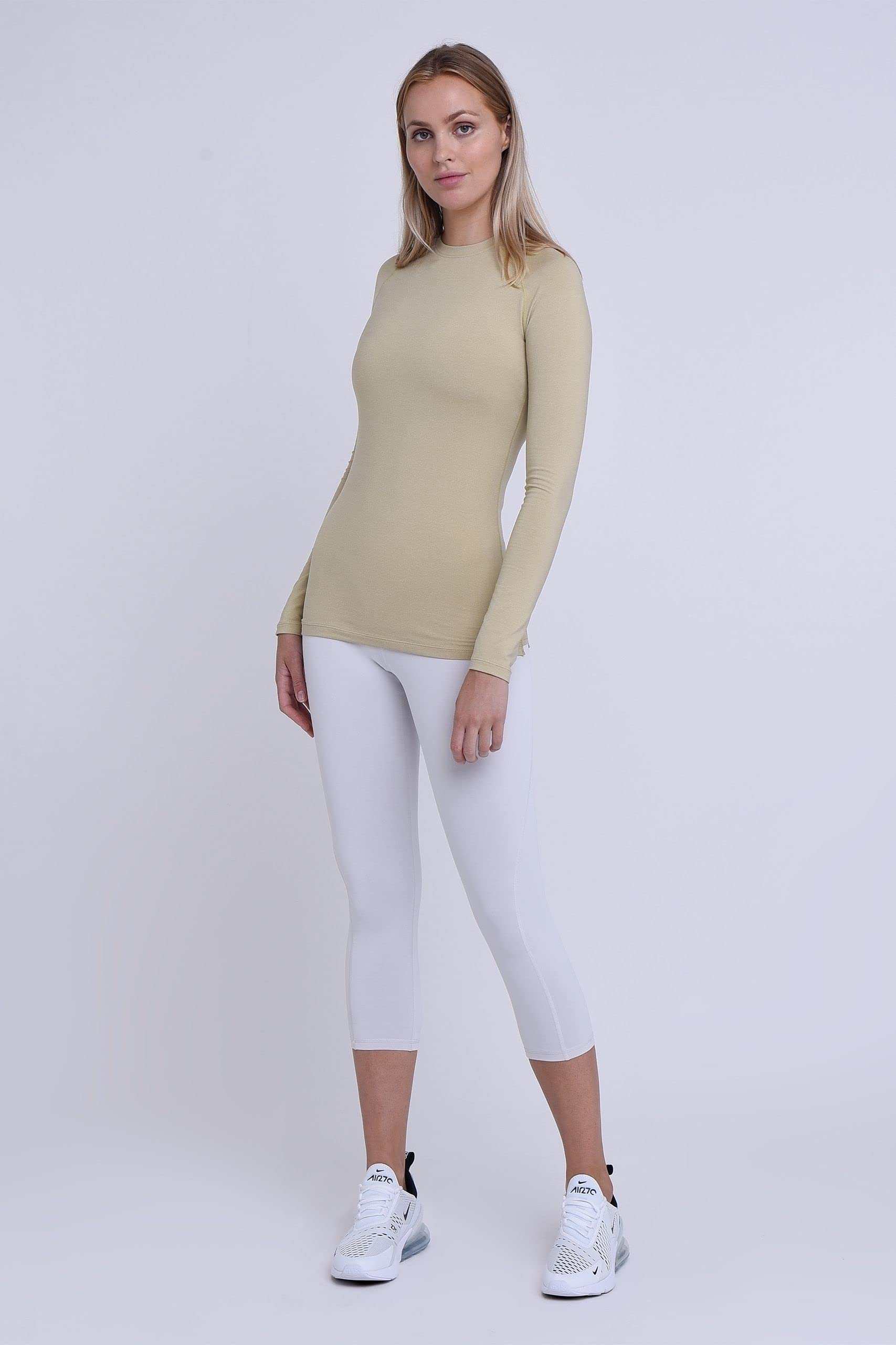 TCA SuperThermal Maglia Termica Donna Manica Lunga - Intimo Termico Donna Invernale - Maglietta Termica Sportiva - Maglie Termiche - Maglia Intima Quickdry - Abbigliamento Termico