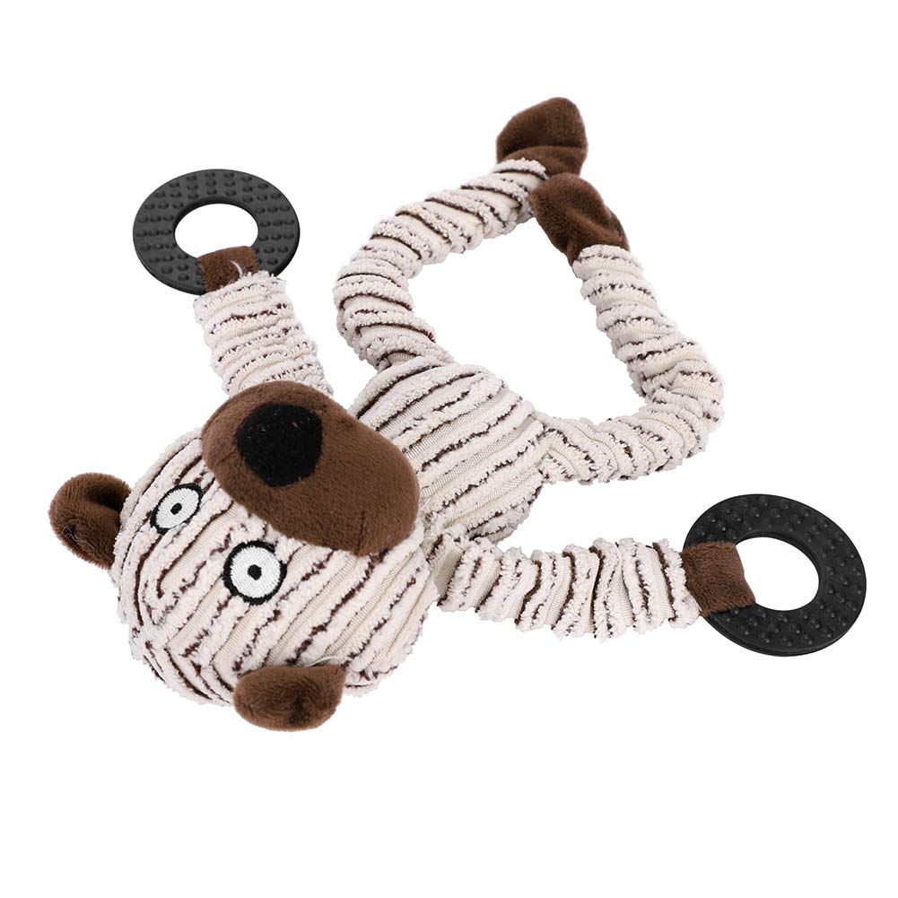 Puppy Toys - Small Dog Squeaky Monkey Chew Teething Cuddly Calming Interactive Training Toy for Small to Large Dogs - Image 2