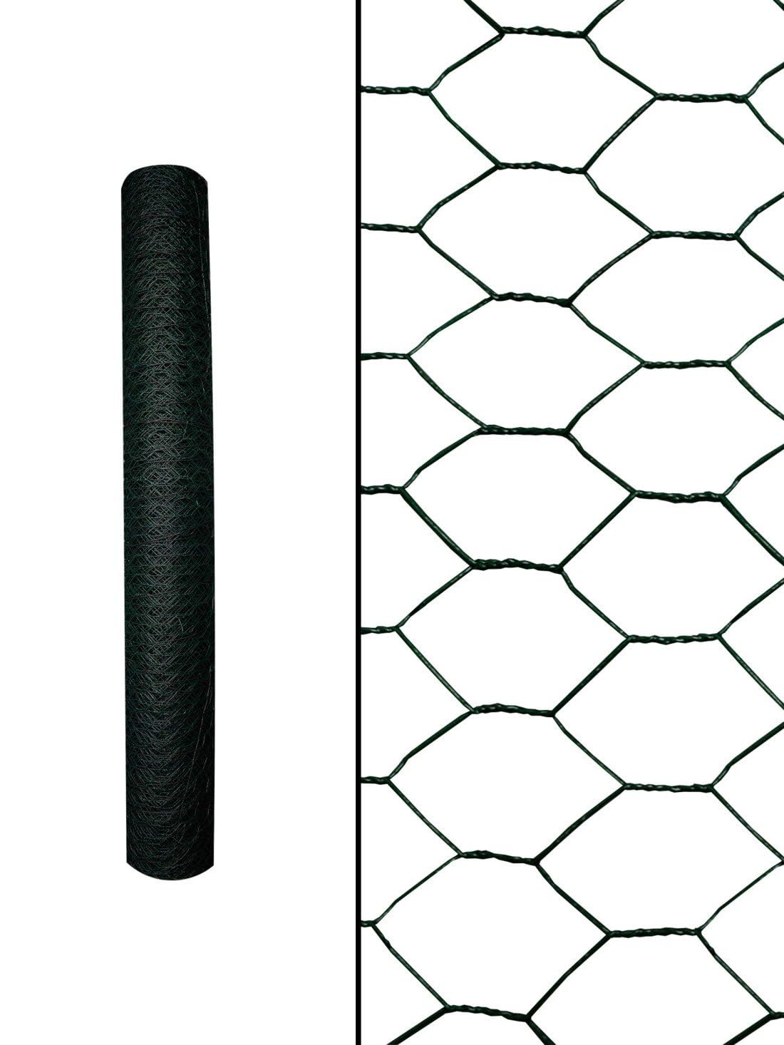 Jardin202 - Malla Hexagonal Galvanizada para Cercados | Ideal para Jardín y Protección de Animales | Rollos de 0,5x10m, 1x10m, 1x25m y 1x50m | 50mm 1x50m (Plata) — view 8