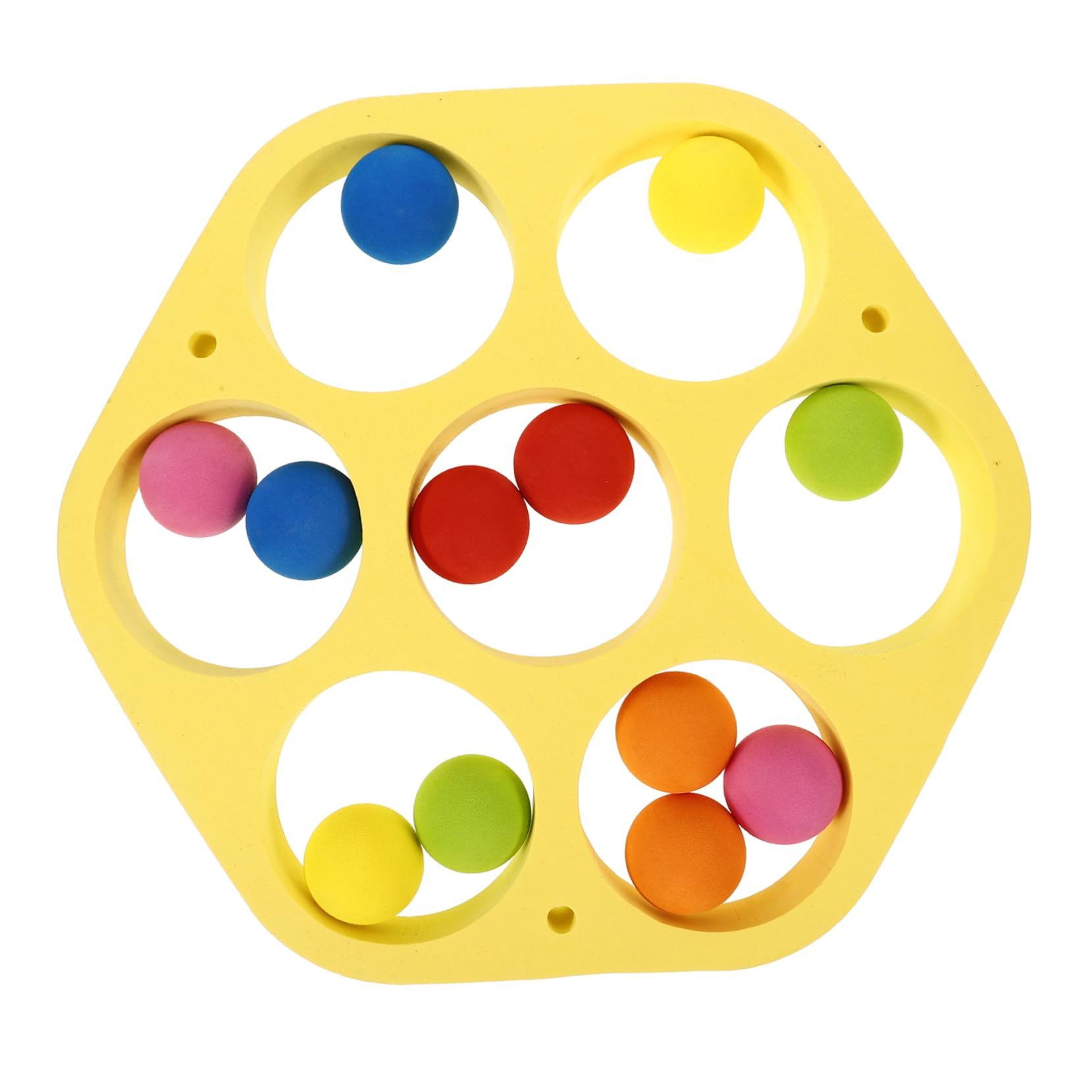 Milisten Juego de Pelota de Piscina 1 Set Eva Amarillo para Adolescentes