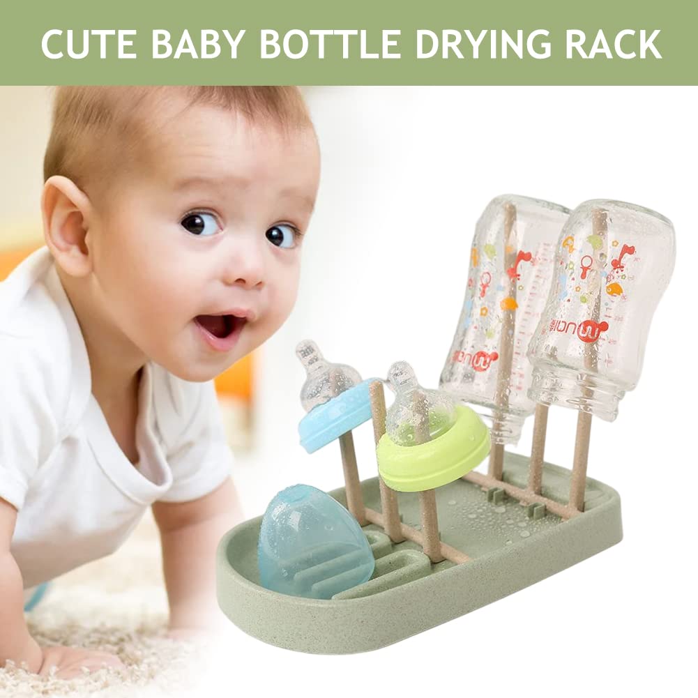 Rastrelliera Per Asciugare Biberon - Con Spazzola In Silicone, Design Compatto E Igienico - Foto 6