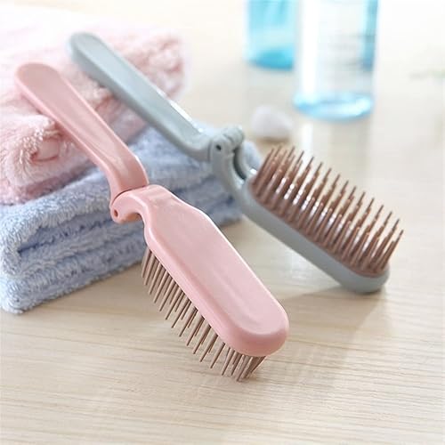 Miniatura 4 de Cepillo de peinado para hombres y mujeres, 1 cepillo de pelo plegable portátil de viaje, peine de pelo profesional, peine de pelo compacto, tamaño