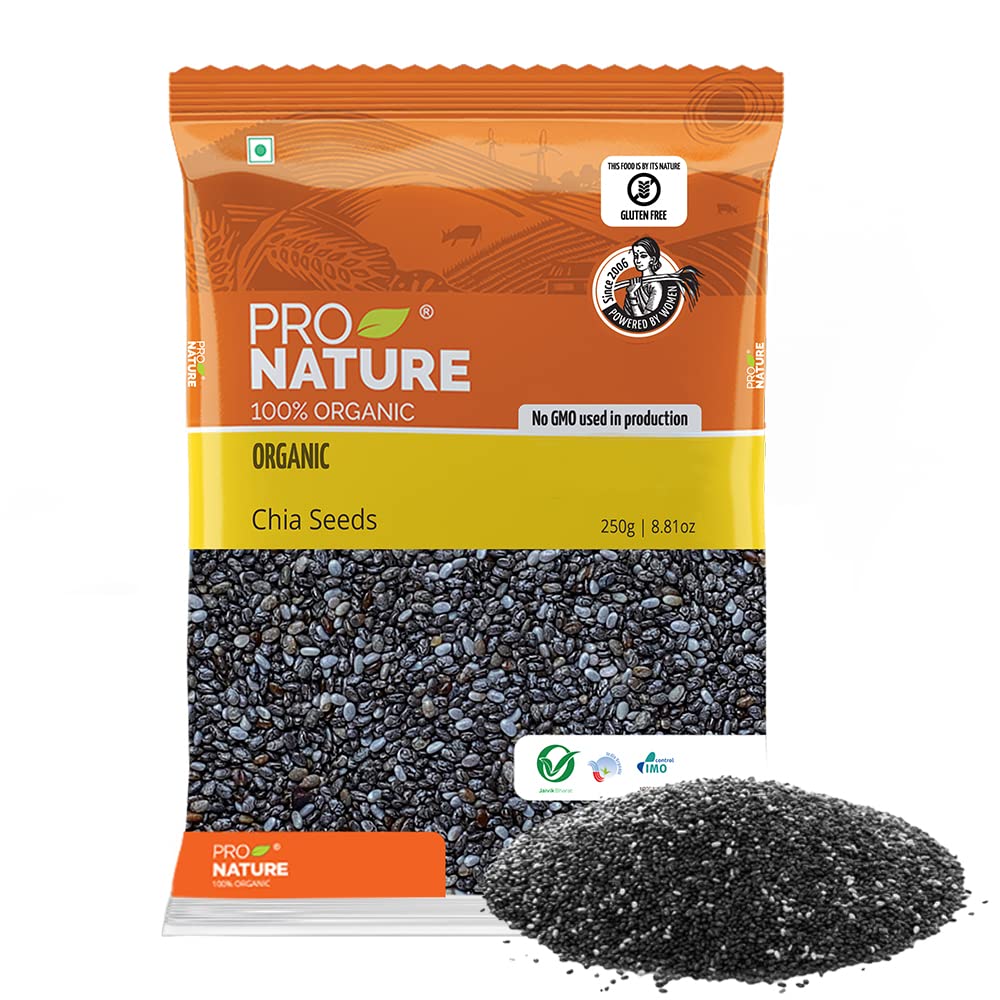 Pro Nature Organic Chia Seeds, 250 g (B07Q5ZJ7V2) Amazon Price History, Amazon Price Tracker