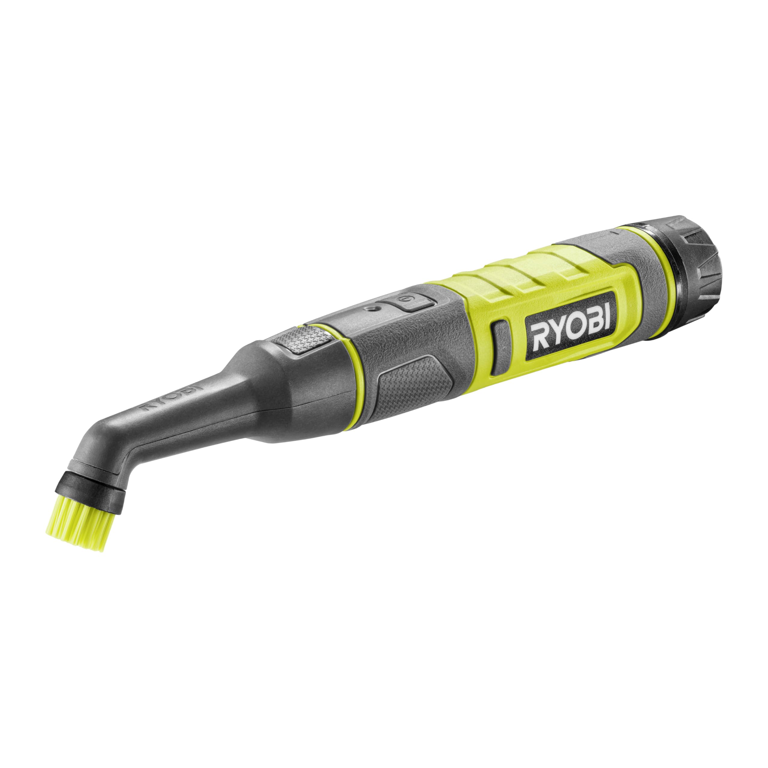 Ryobi - Cepillo de Detalle de 4 V, diámetro 20 mm - 200 RPM - IPX7 - Incluye 4 cepillos - RDS4-0