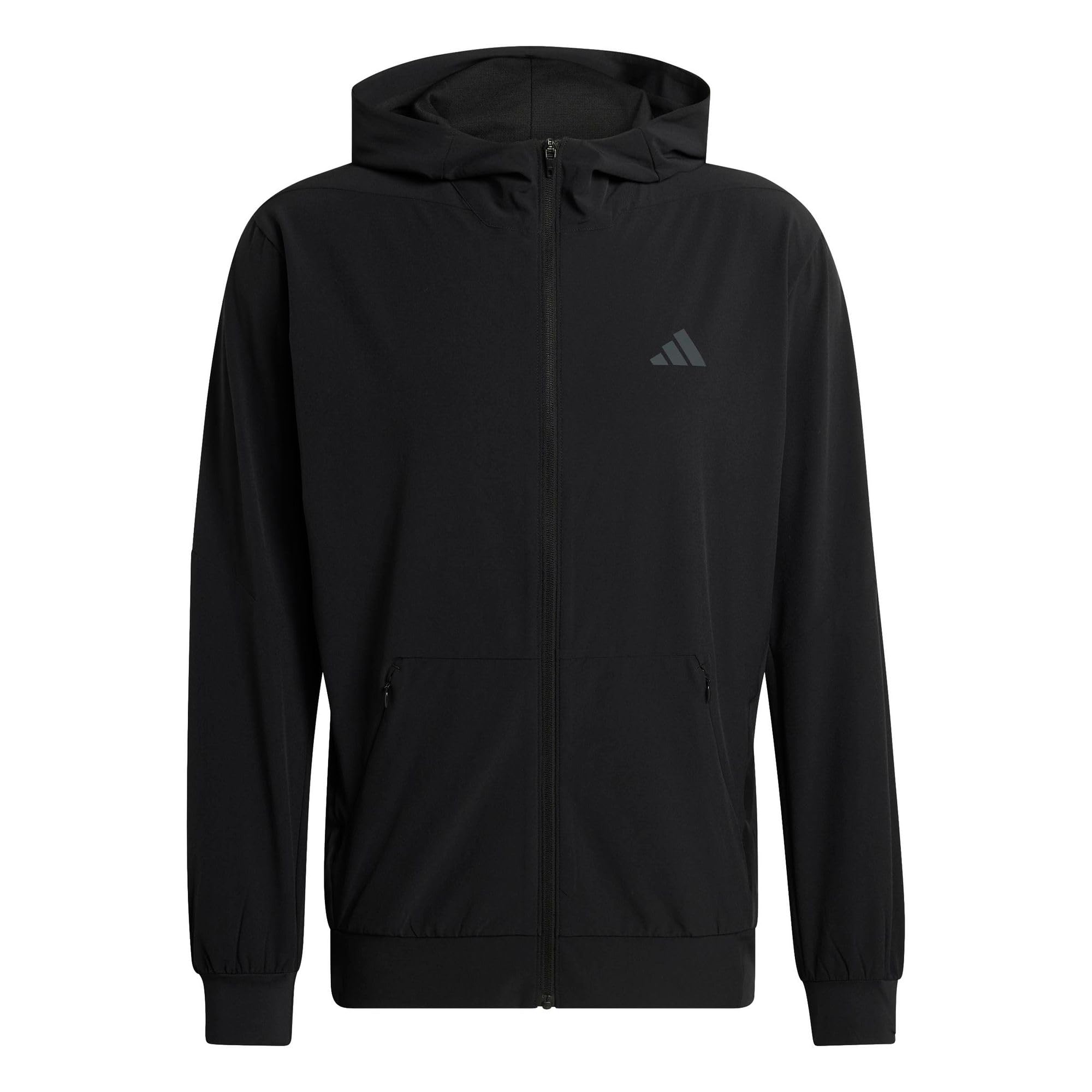 adidas Men's D4T Workout Full-Zip Hoodie Sweatshirt, black, XL Tall