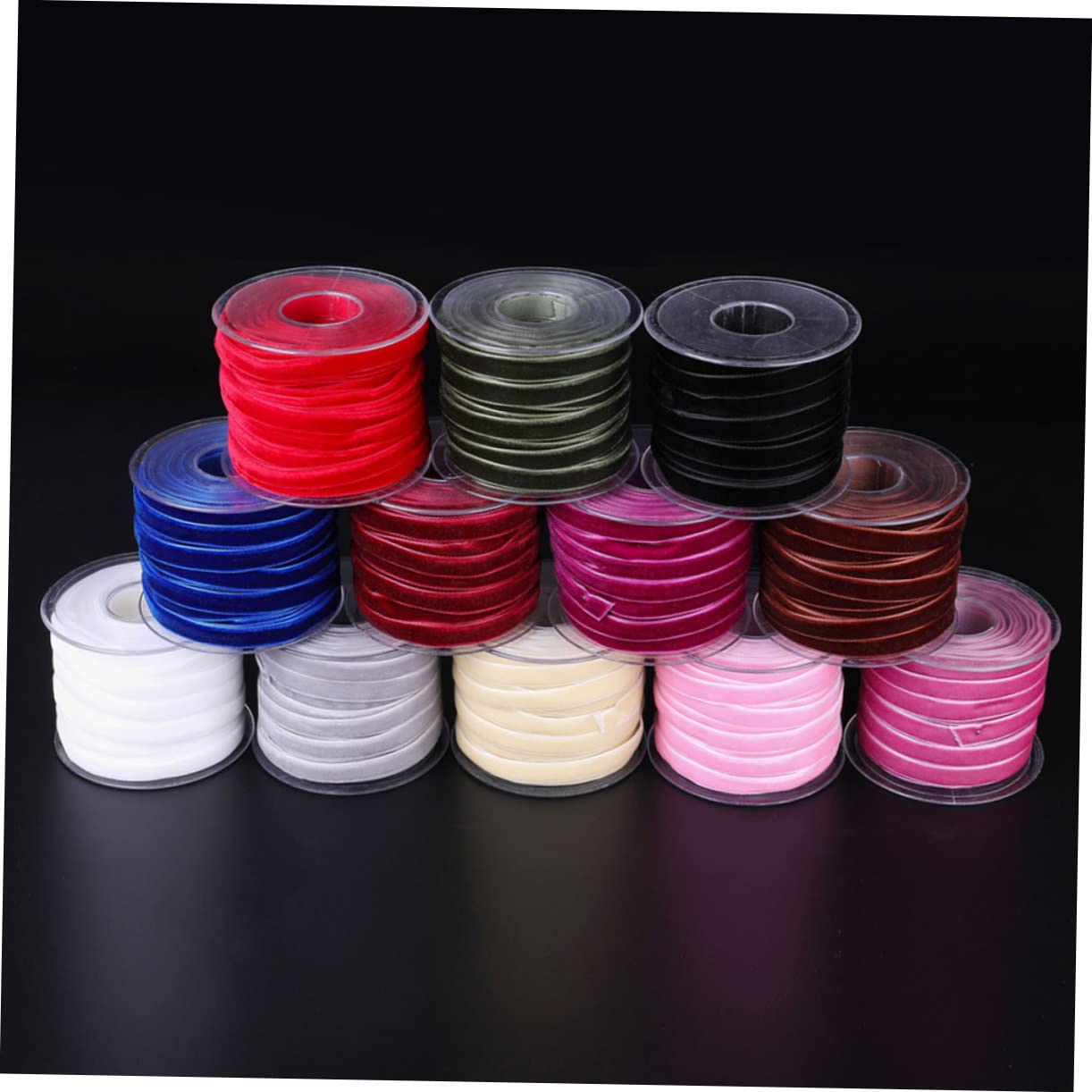 SHINEOFI 3rollos Cinta Yardas Para Manualidades Decoración y Envoltura De Color Vino Para Fiestas y Eventos Especiales
