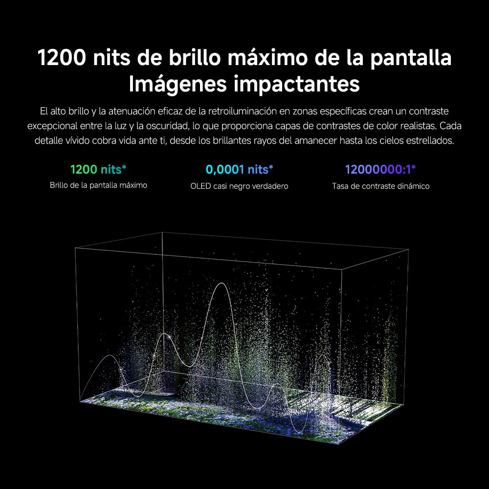 XIAOMI TV S Mini 65", Diseño sin Bordes, Google TV, QD-Mini LED, 1200 nits de Brillo máximo, Alta tasa de refresco 4K de 144 H,Ultra Fluido para Gaming, Dolby Vision IQ & Dolby Atmos,Google Assistant