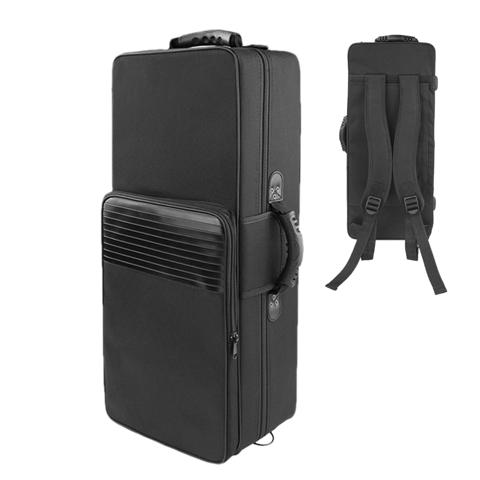 Borsa per sassofono contralto, morbida e imbottita, zaino in tela 600D | custodia per sassofono