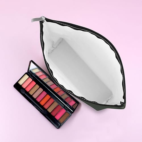 Miniatura 5 de Mxrymvu Mahjong - Bolsa de maquillaje para niñas, regalo para amantes de Mahjong, bolsa de cosméticos, regalos de jubilación para ella, Gris