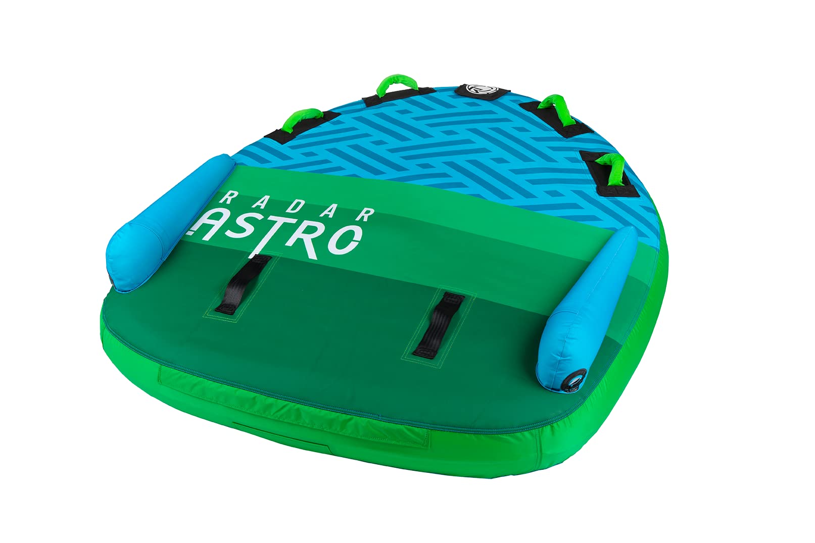 Radar Astro Marshmallow Top Towable Tube, Blue/Green, 2 Person