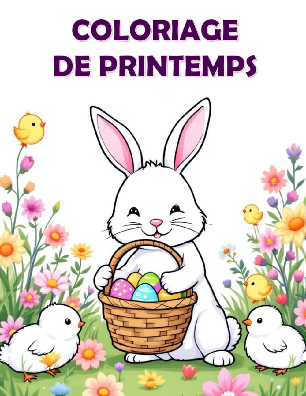 COLORIAGE DU PRINTEMPS: LIVRE DE COLORIAGE