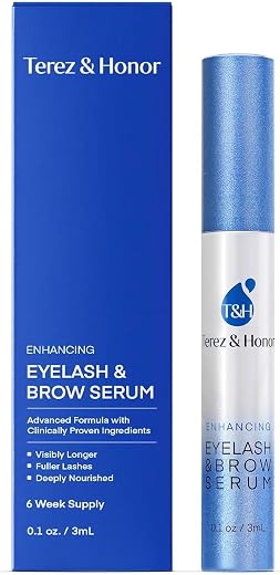 Natural Eyelash Growth Serum and Brow Enhancer to Grow Thicker, Longer Lashes for Long, Luscious Lashes and Eyebrows[3ml]