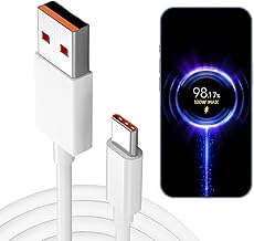 Xiaomi Cable 120W 1.5M USB Type-C 120W Charger 6A Turbo Fast Charging for Xiaomi 15 14 13 12 11 Ultra Lite X, Redmi Note 13 12 11 Pro, Mi 11 Ultra 11i 10T Lite, POCO M6 X6 Pro