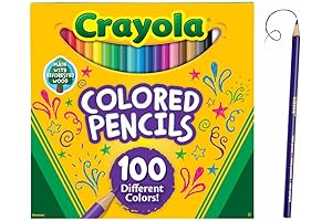 Crayola Colored Pencils, Adult Coloring Set of 100