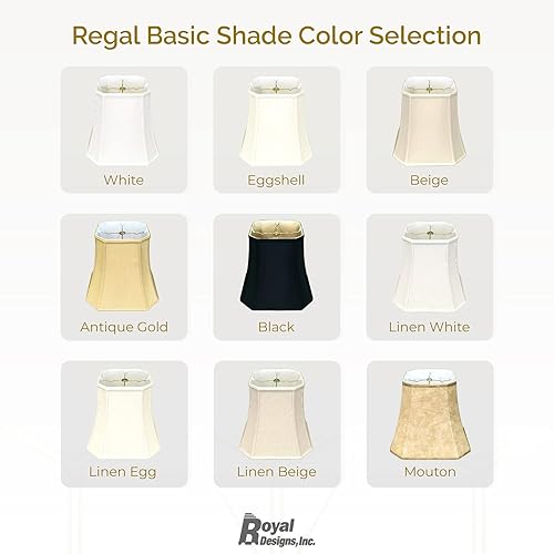 Miniatura 5 de Pantalla Royal Designs para lámpara de esquina, diseño cuadrado