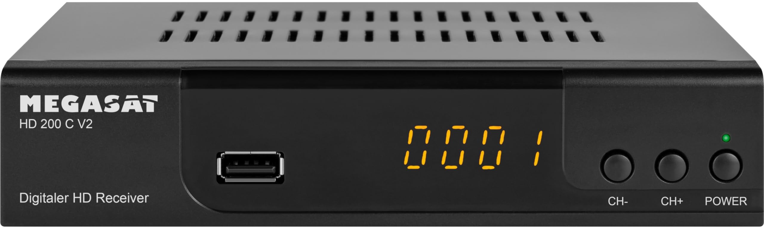 Megasat HD 200 C V2 – DVB-C Receiver (Schwarz)