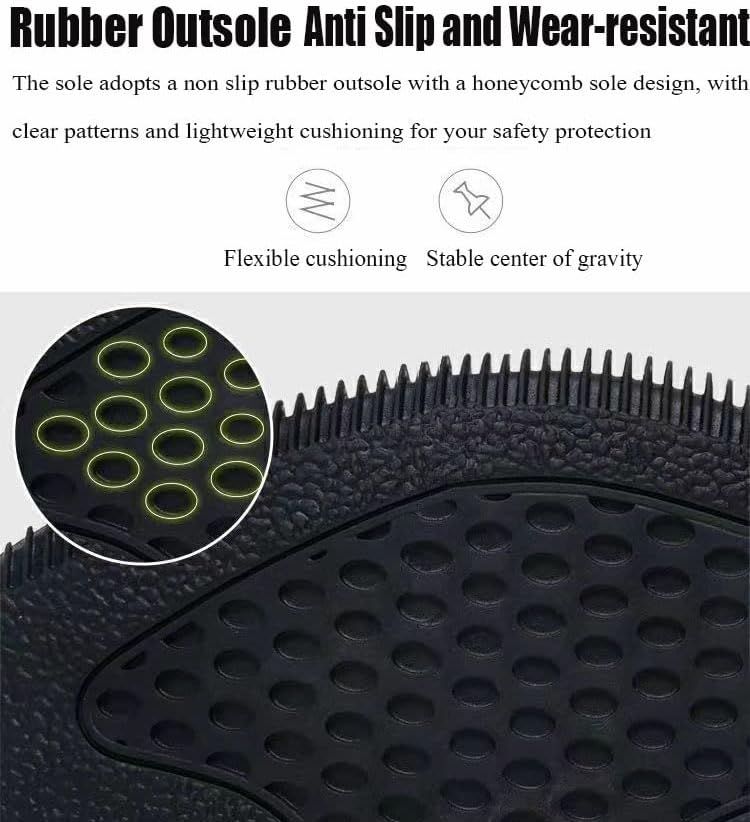 MSYINGL Men's Outdoor Hiking Orthopedic Shoes,Slip On Resistant Fitness Walking Comfort Sneakers Lightweight Casual Breathable Loafer Sneakers4