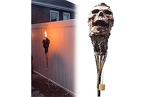 1pc Handmade Skull Tiki Torch