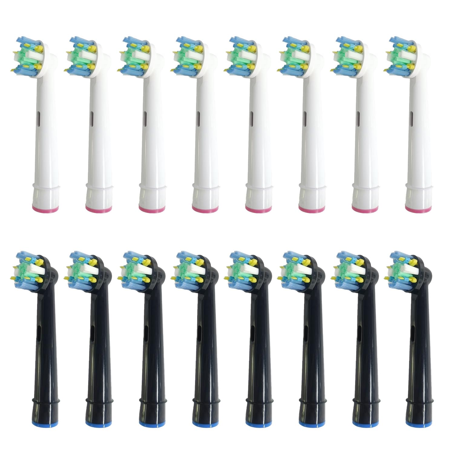 Replacement Heads Compatible with Oral B Braun,16-Pack Professional Electric Toothbrush Heads Brush Heads Compatible with Oral B, Replacement Heads Refill 7000/Pro 1000/9600/500/3000/8000