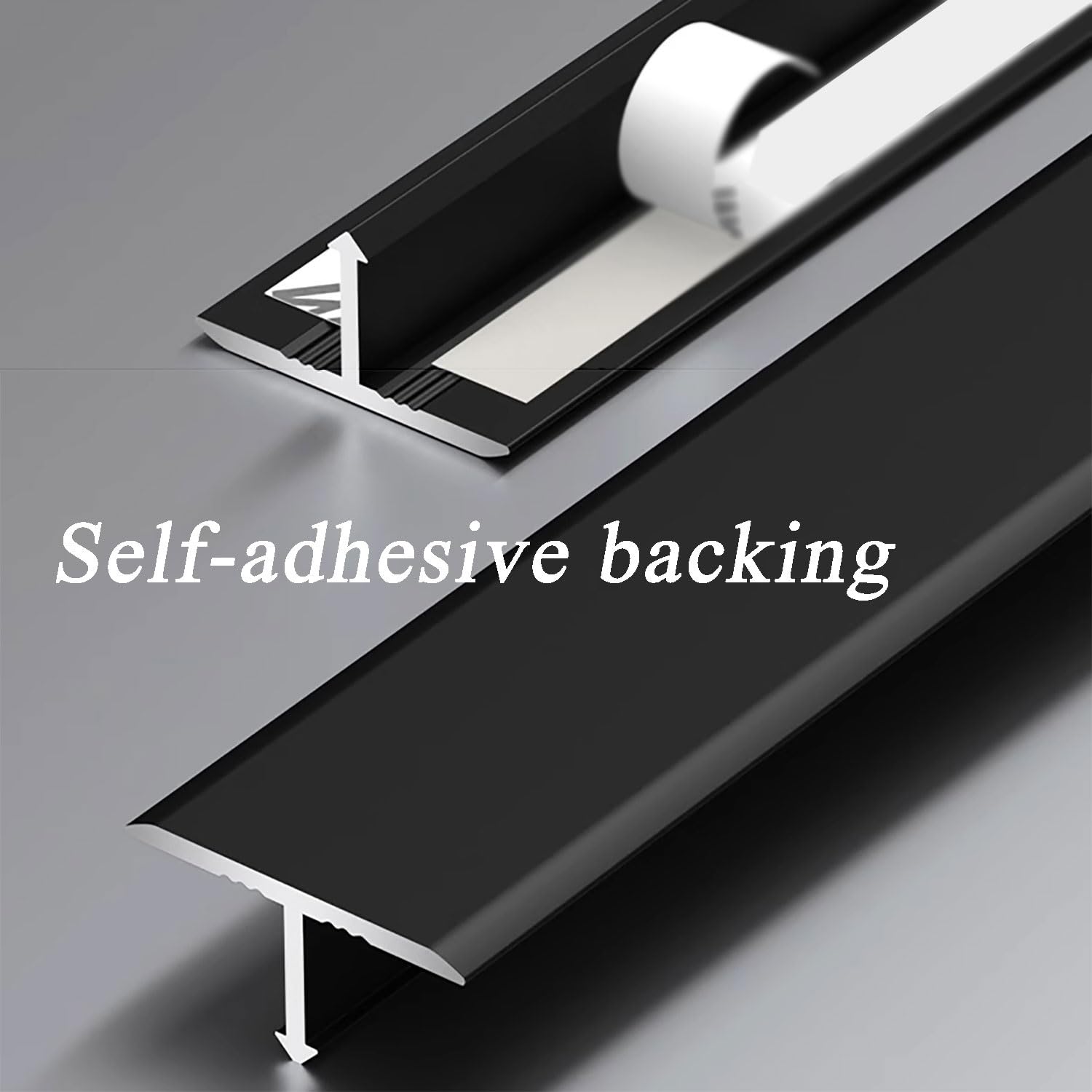 barras para puertas, listón de umbral, Moldura de aluminio en T(15mm/0.6in)